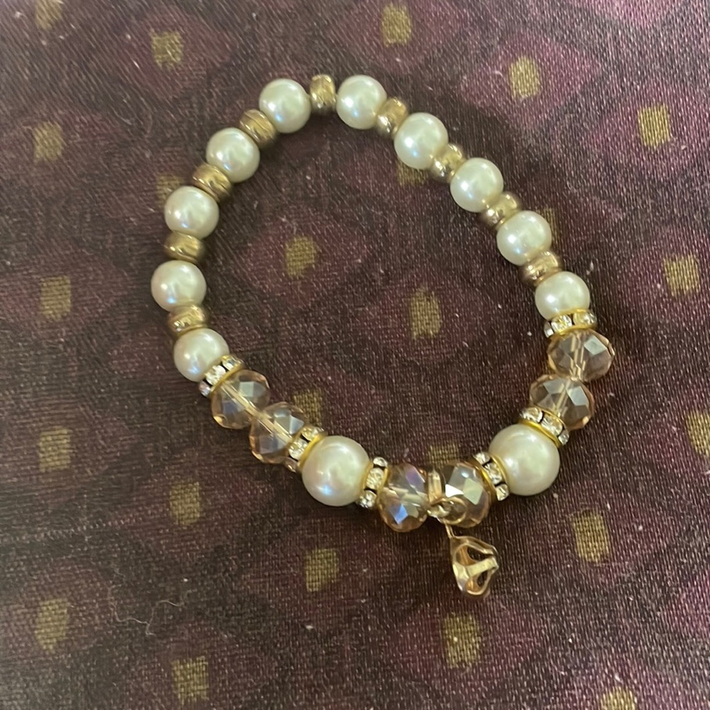 Gold bracelet.